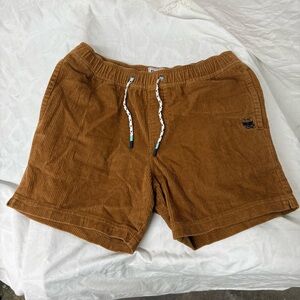 Party Pants Brown Corduroy Shorts Men Medium